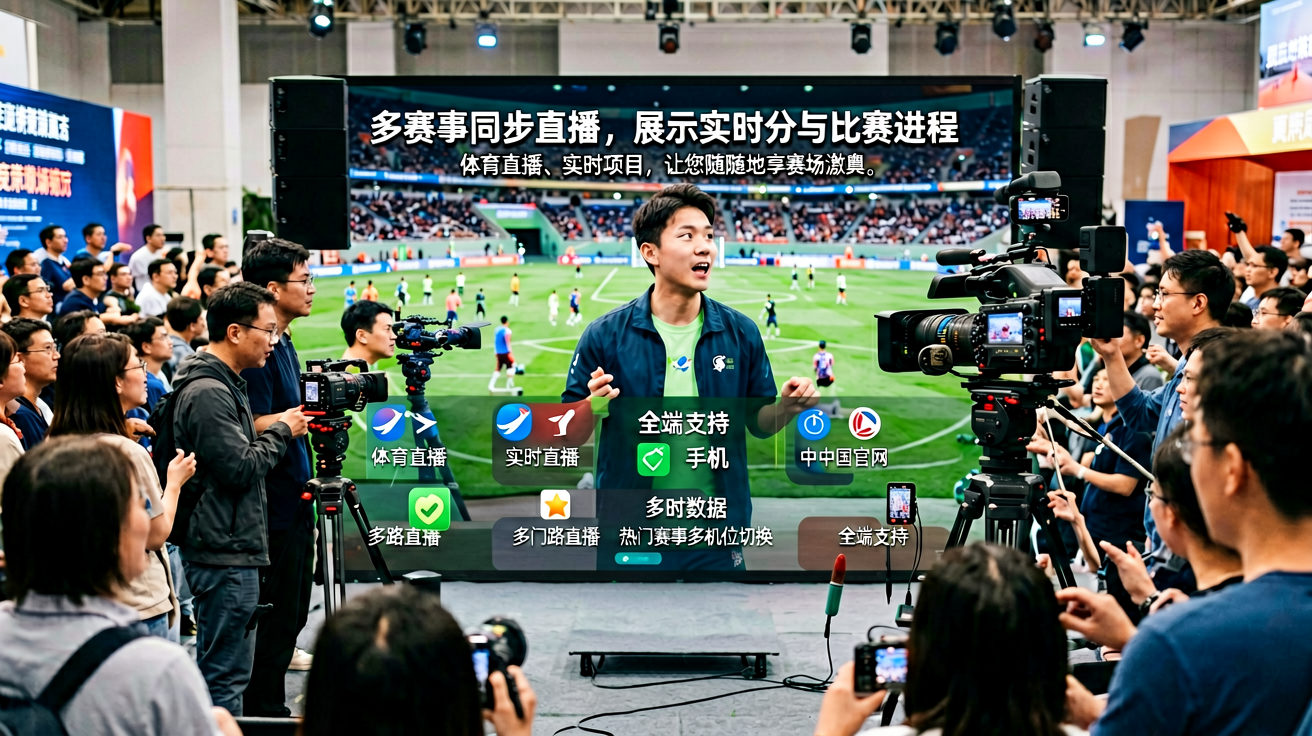 新体育直播界面：多赛事同步直播画面，展示实时比分与比赛进程